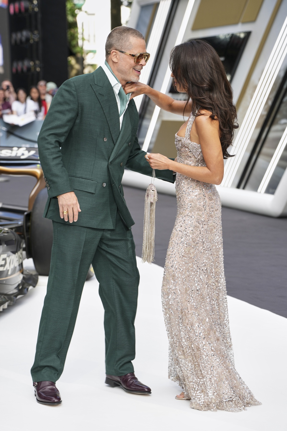 Herec Brad Pitt a jeho priateľka Ines de Ramon