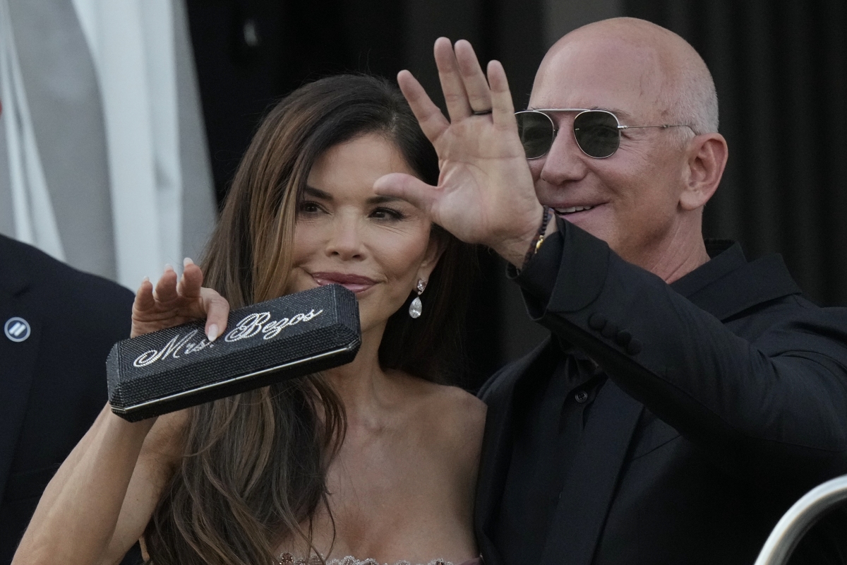 APTOPIX Italy Venice Bezos Wedding