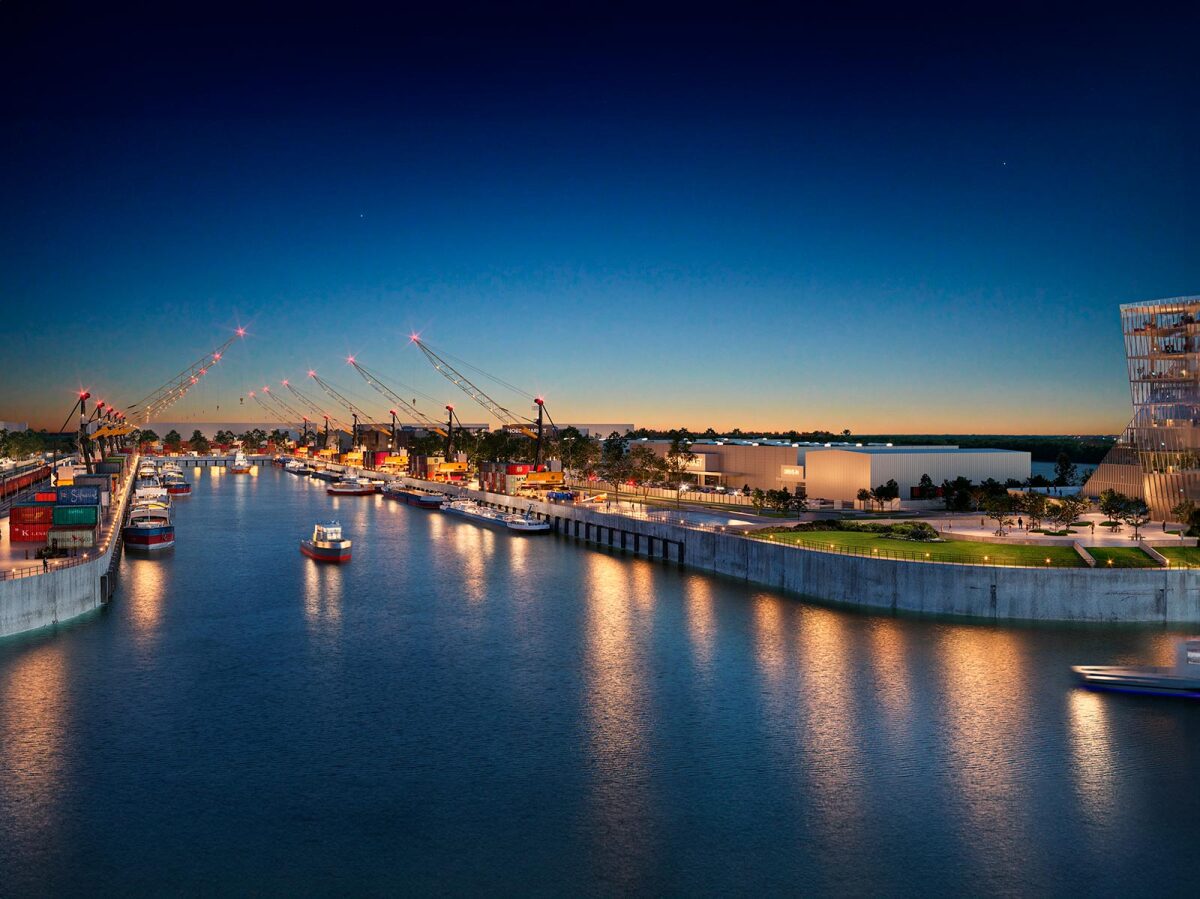 Vizualizácie plánovaného Harbour Park vo Vlčom hrdle