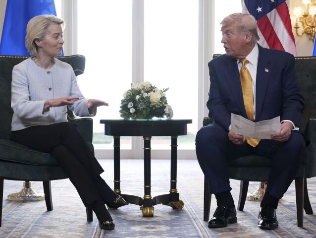 Donald Trump, Ursula von der Leyen