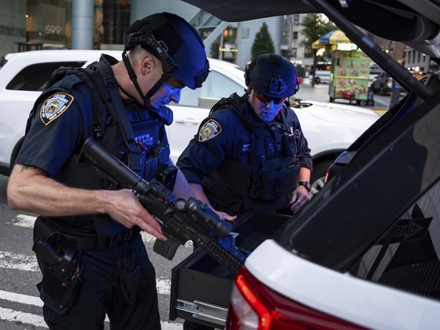 streľba, polícia, New York City, Manhattan