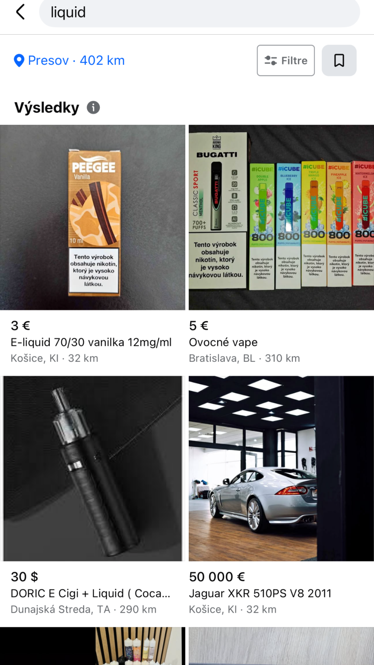 Úrad komisára pre deti, nikotínové výrobky, nikotínové vrecúška