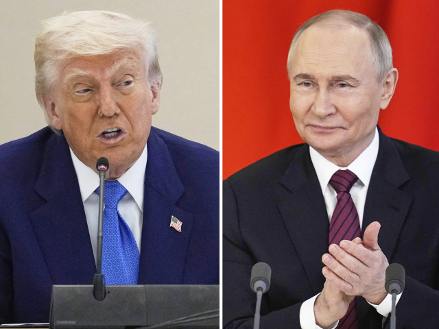Donald Trump a Vladimir Putin