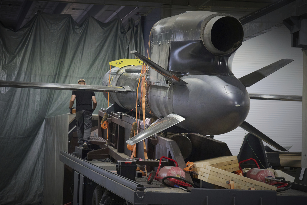 Ukrajina továreň výroba raketa Flamingo dron