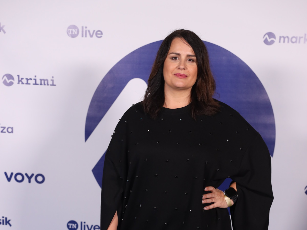 Herečka Petra Polnišová. 