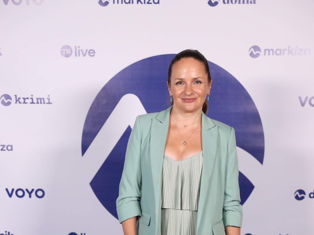 Herečka Zuzana Šebová. 