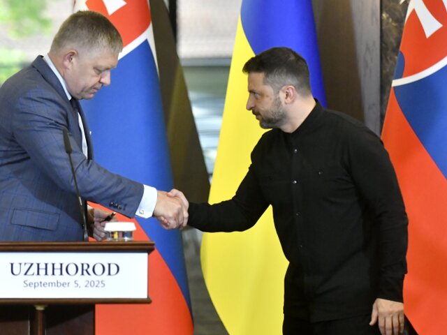Volodymyr Zelenskyj / Robert Fico /