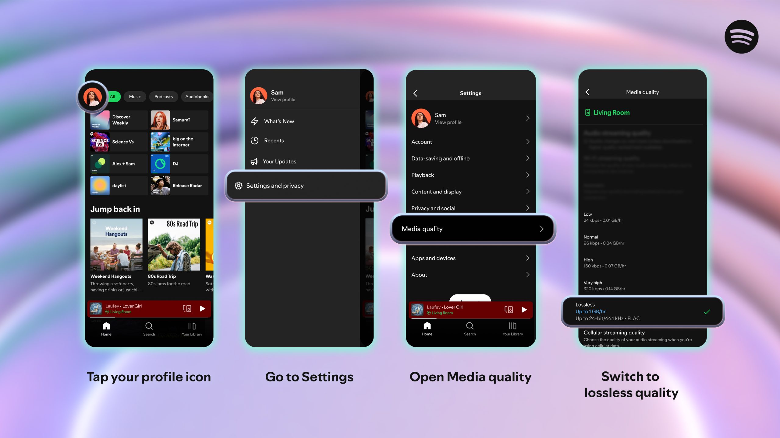 Spotify už ponúka hudbu v bezstratovej kvalite.