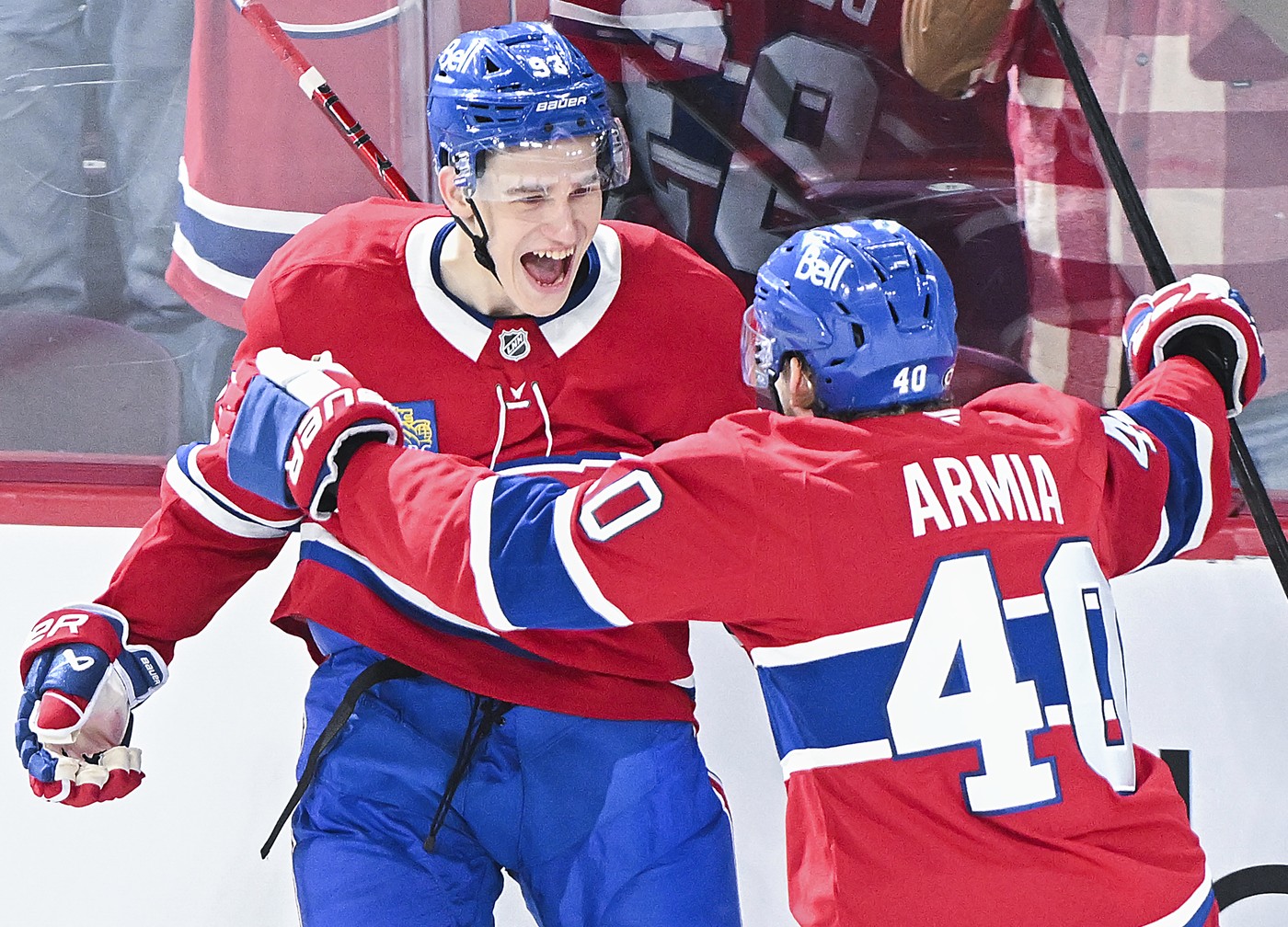 Ivan Demidov v drese Montrealu Canadiens.