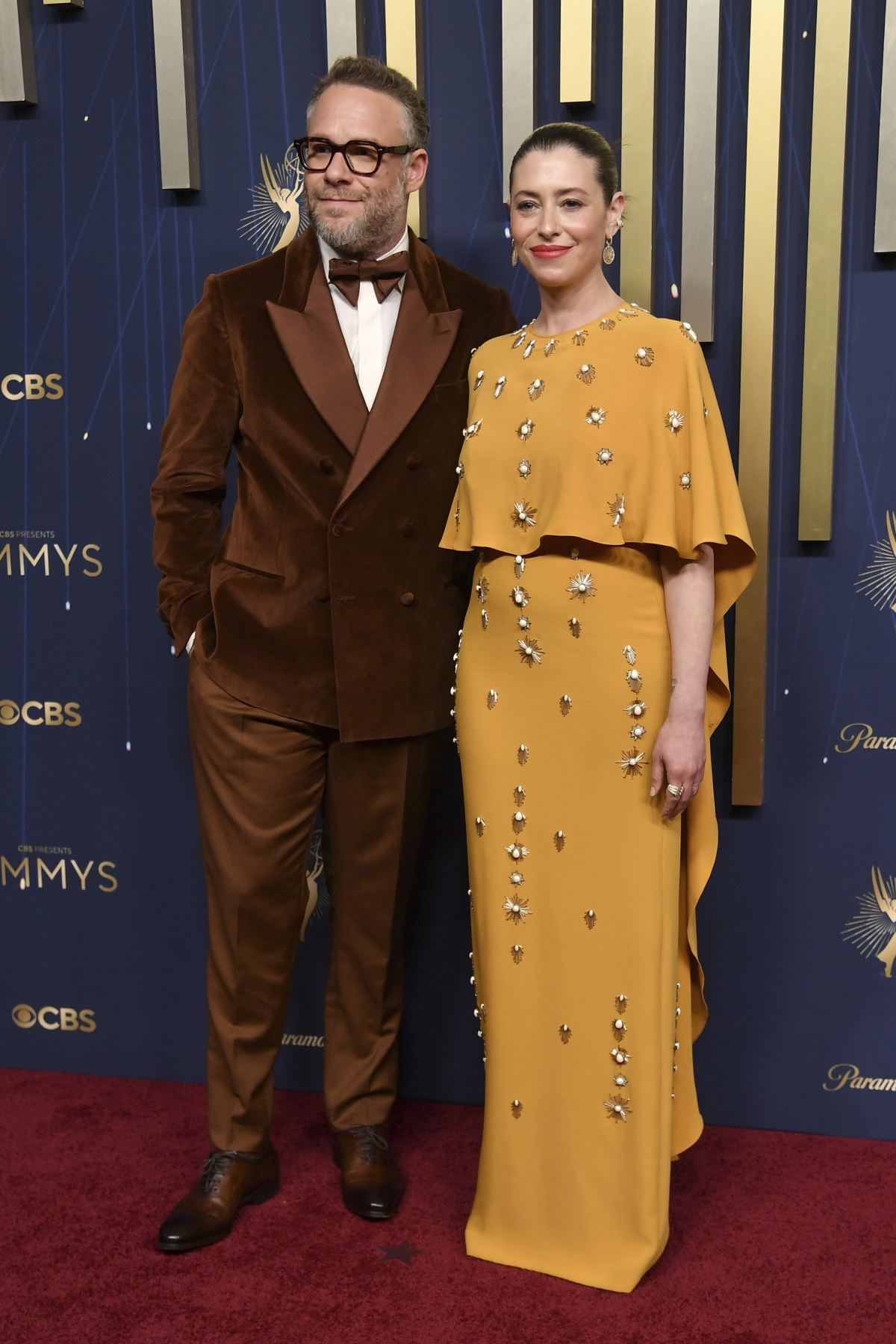 Herec Seth Rogen a jeho manželka Lauren Miller.