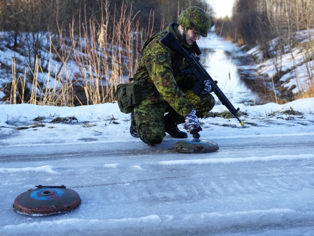 Estonia Reservists Drills