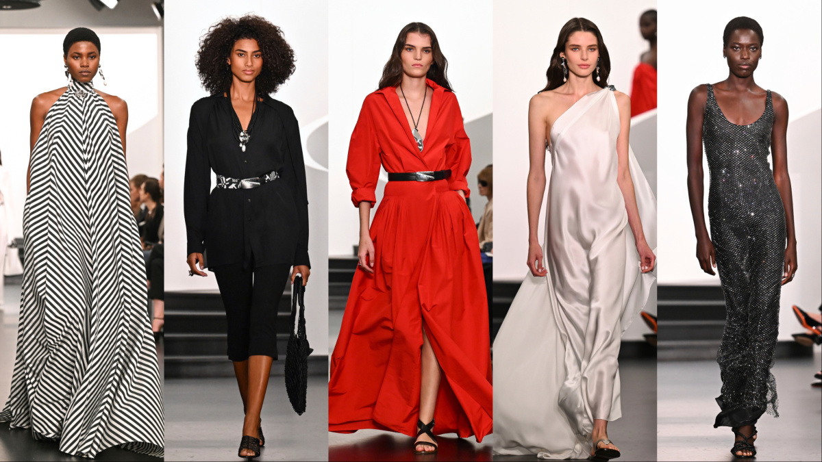 Modelky na prehliadke Ralph Lauren Jar/Leto 2026.