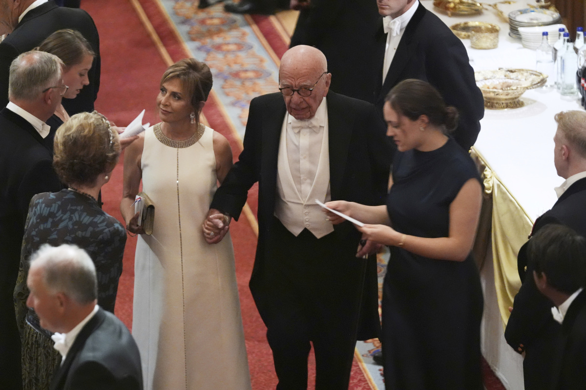 Rupert Murdoch a jeho partnerka Elena Zhukova