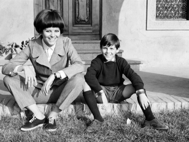 Claudia Cardinale a jej syn Patrick