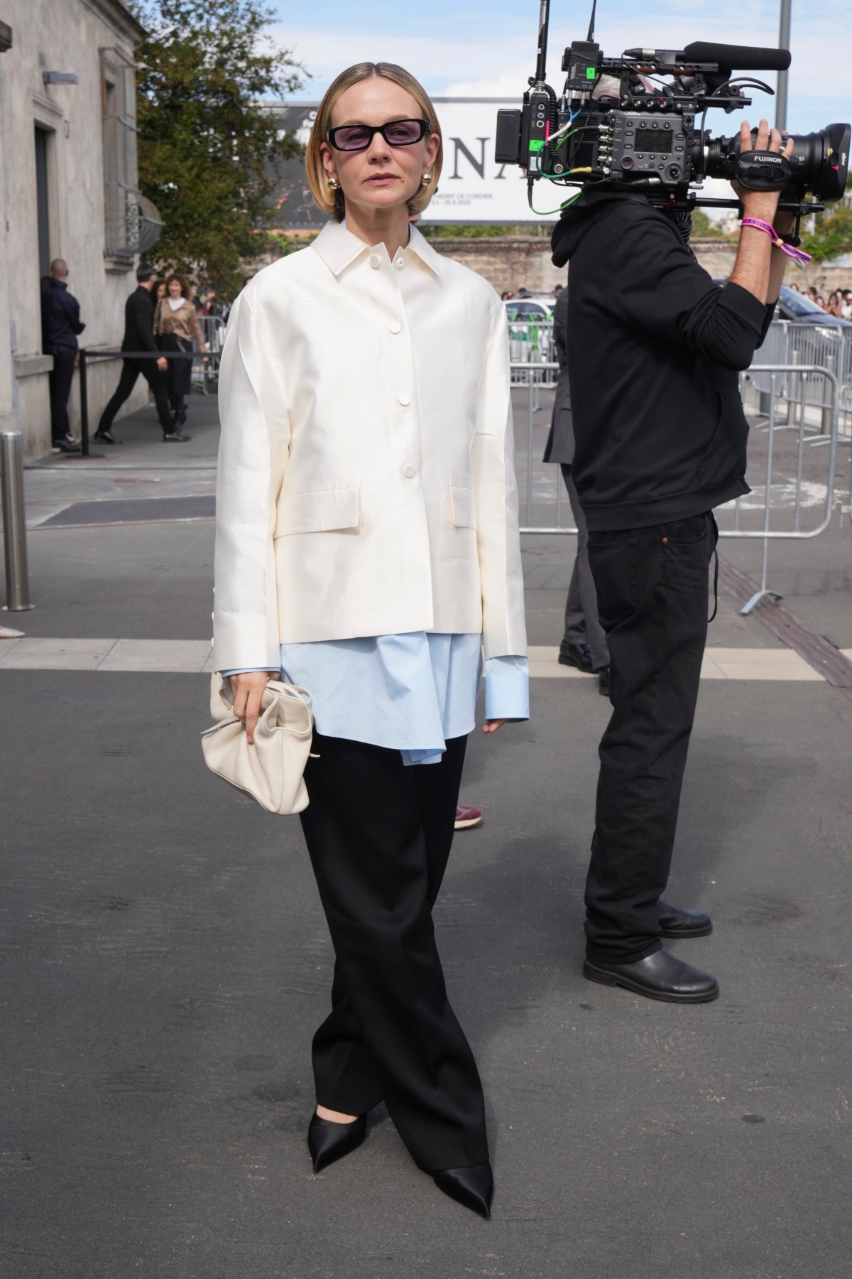 Italy Fashion Prada Carey Mulligan