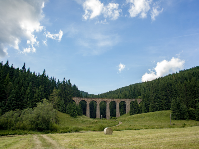 SR doprava železnica viadukt Telgárt 