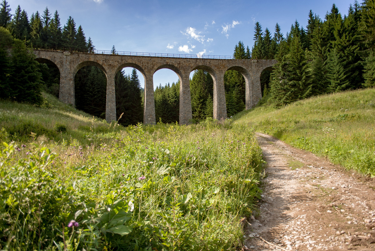 SR doprava železnica viadukt Telgárt 
