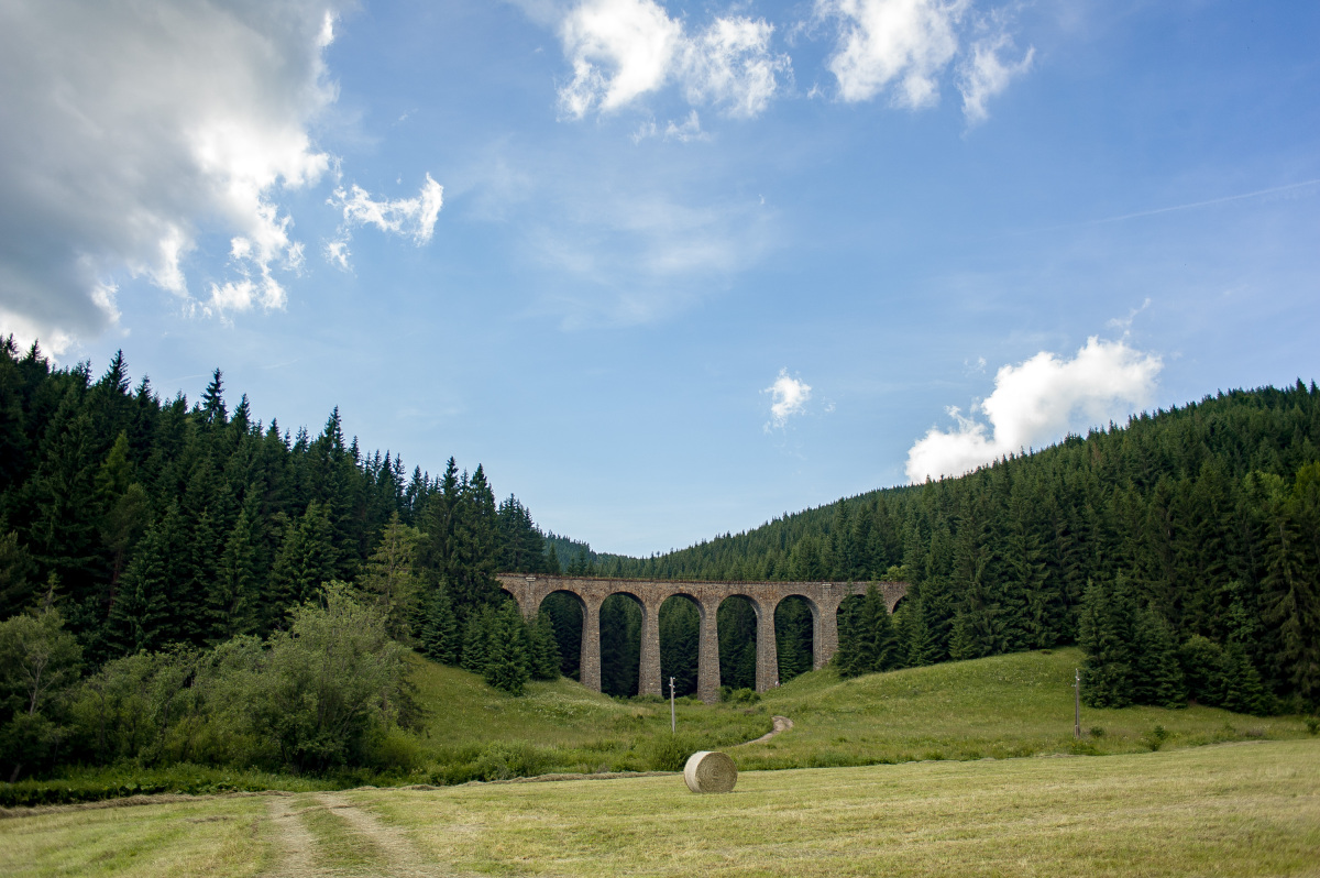 SR doprava železnica viadukt Telgárt 