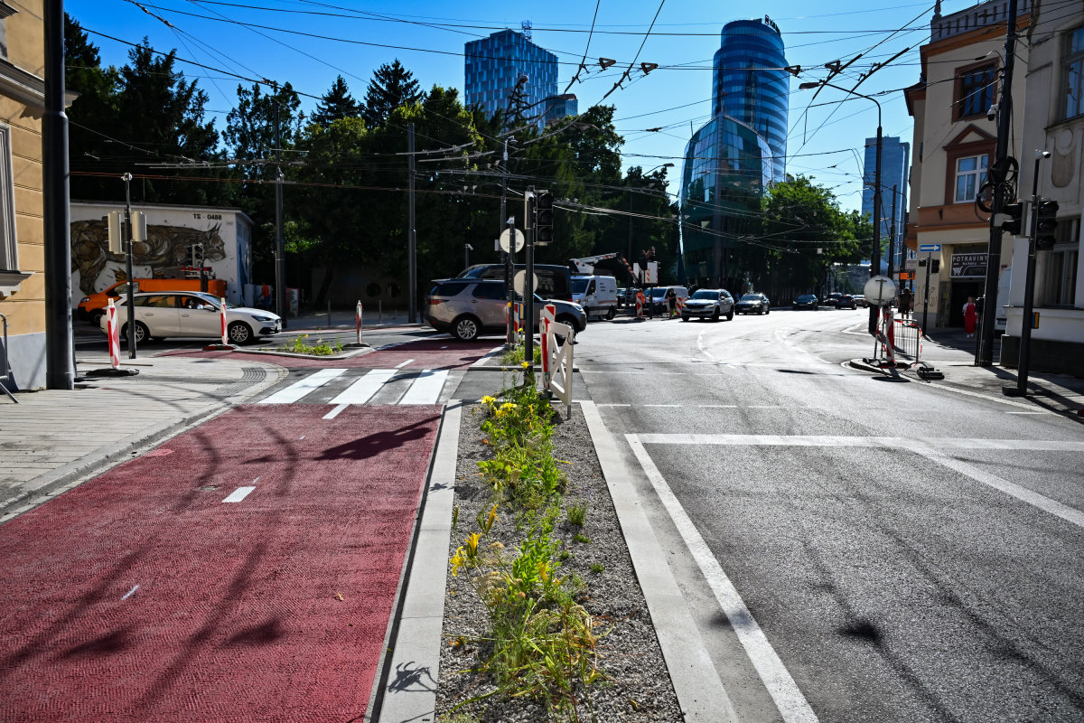 SR Bratislava Dunajská ulica rekonštrukcia 