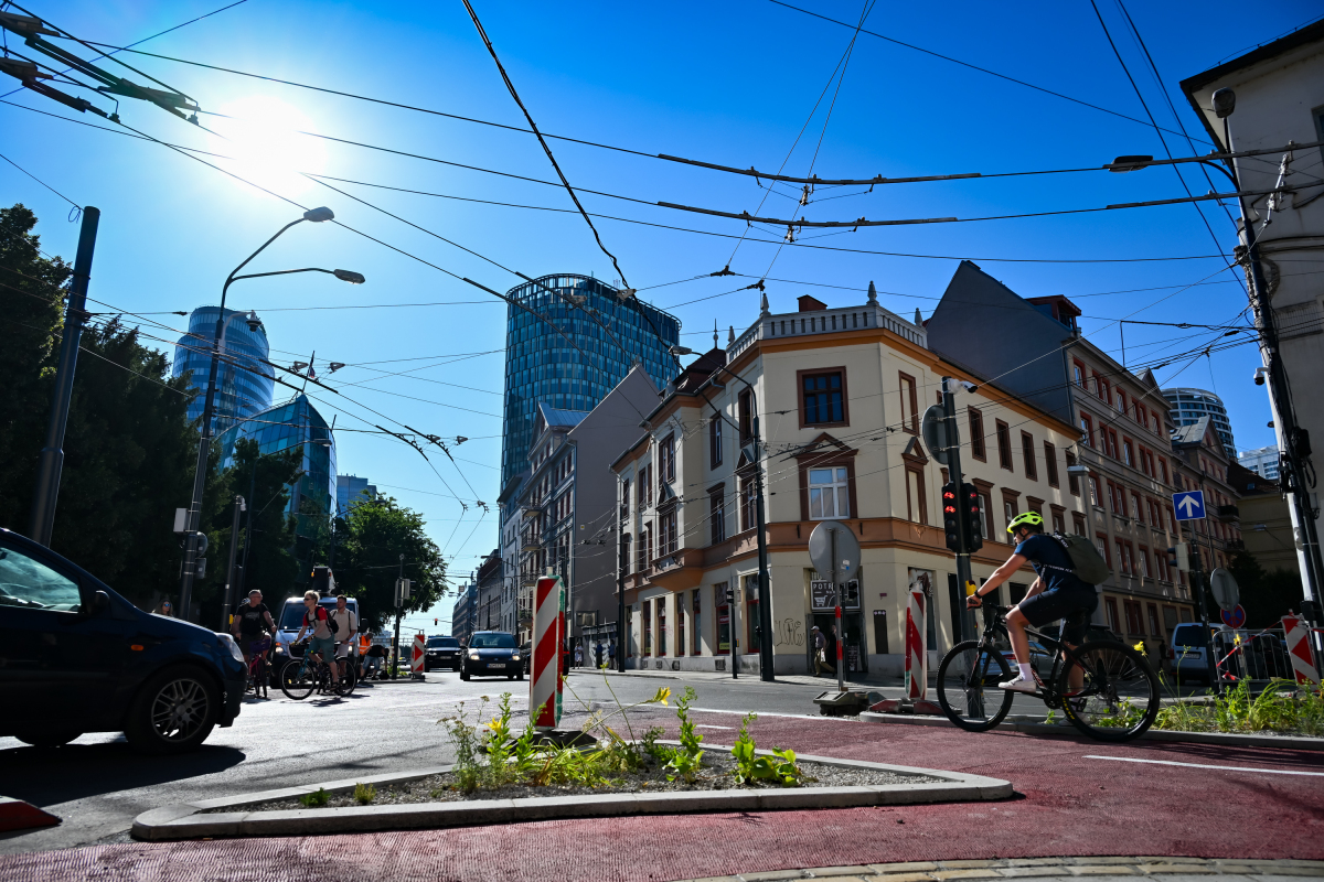 SR Bratislava Dunajská ulica rekonštrukcia 