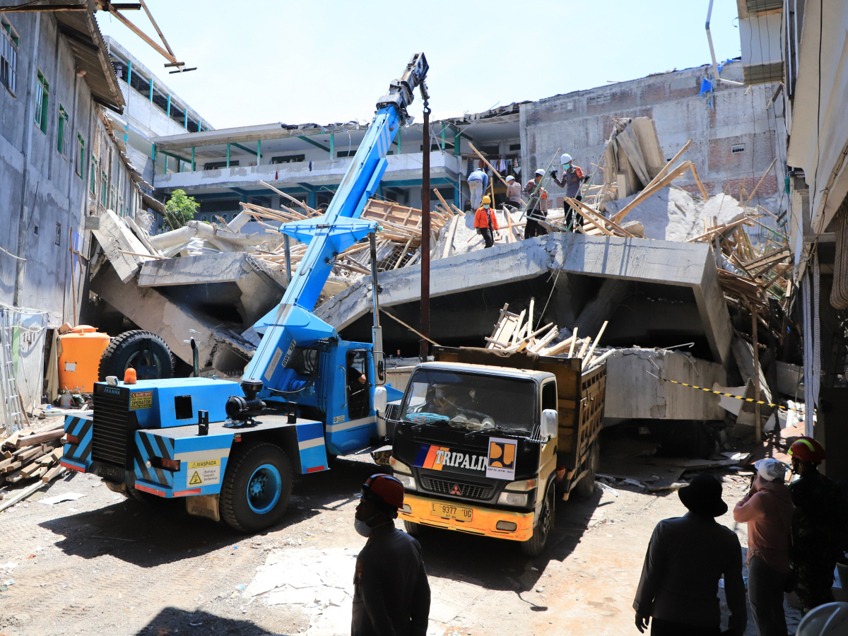 Indonesia School Collapse