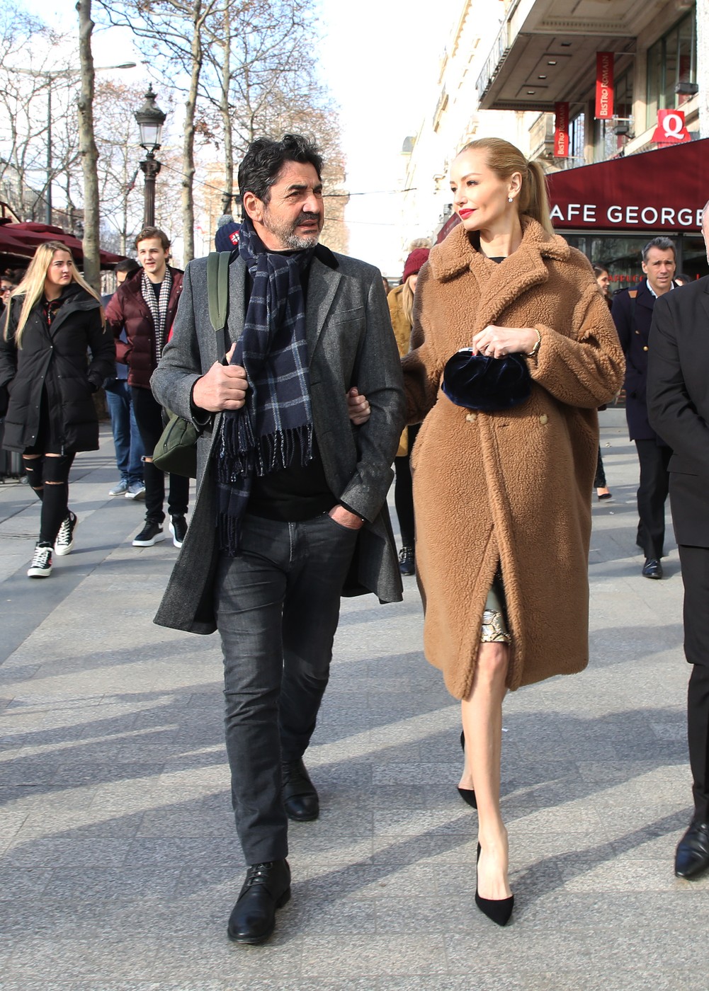 Záber z roku 2019: slovenská modelka Adriana Karembeu a jej manžel André (Aram) Ohanian.