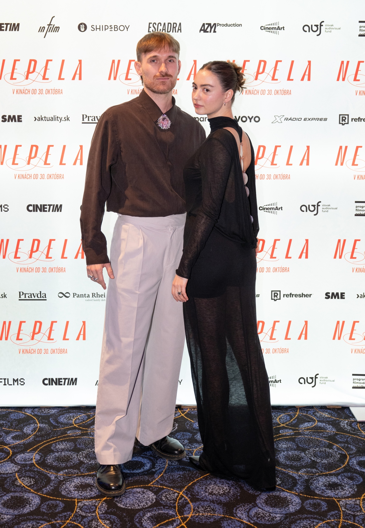 Režisér Gregor Valentovič a herečka Tereza Smetanová