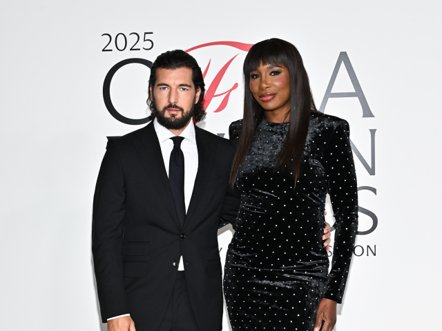Tenistka Venus Williams a jej manžel - bývalý model Andrea Preti.
