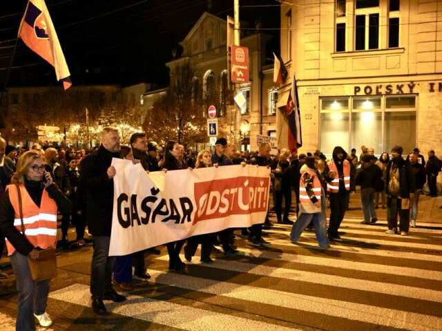 Pochod / Protest / Pavol Gašpar /