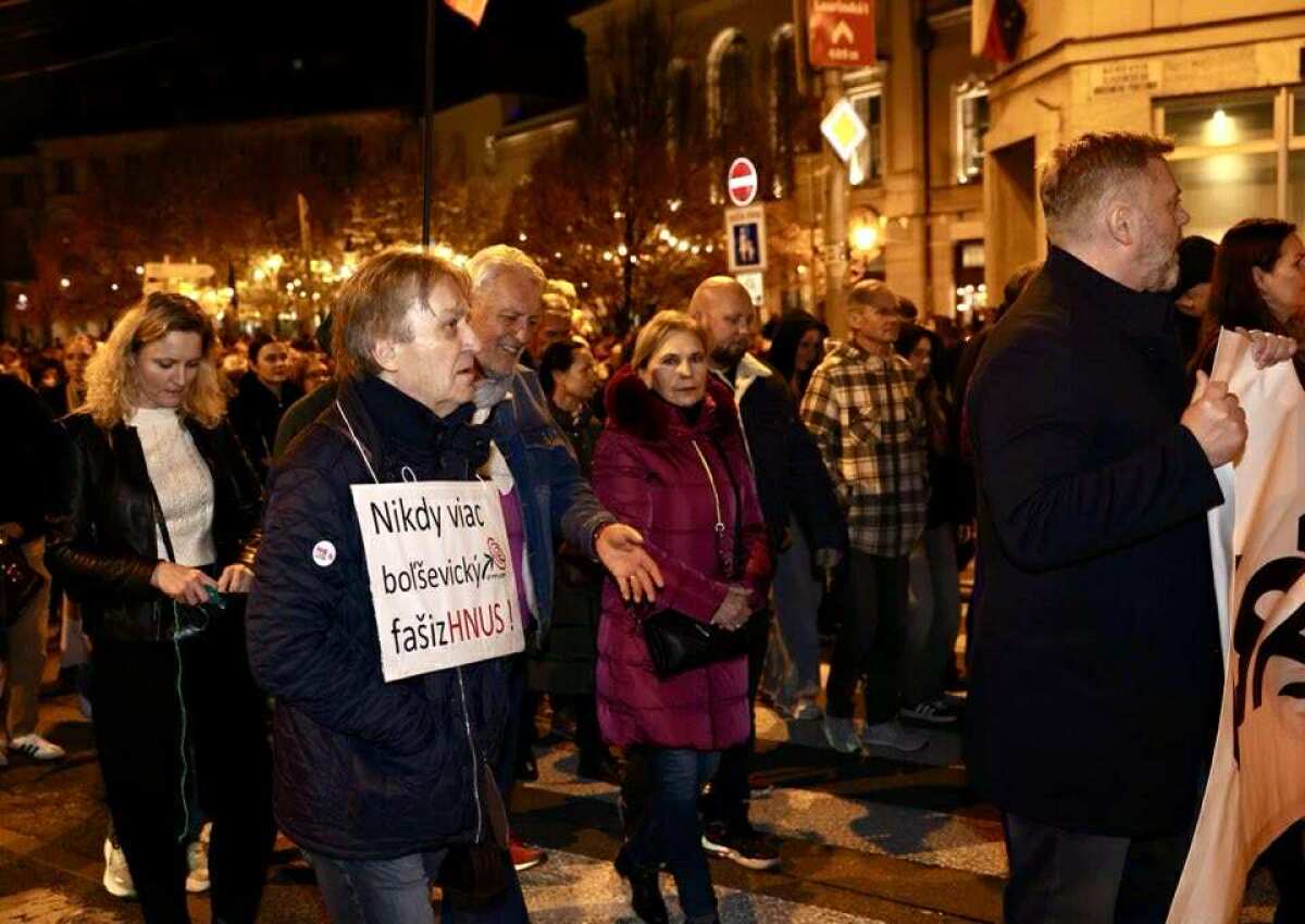 Pochod / Protest / Pavol Gašpar /