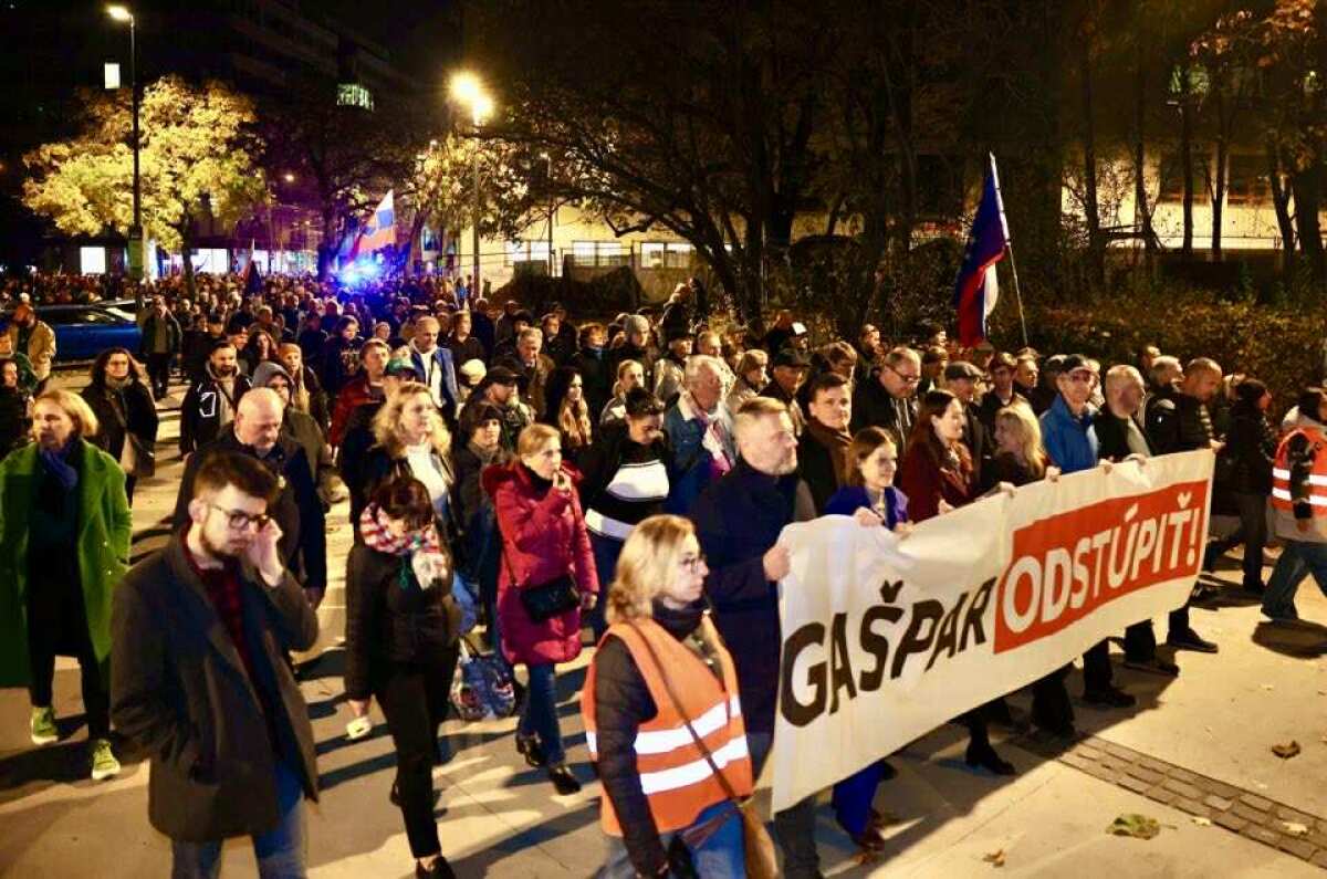 Pochod / Protest / Pavol Gašpar /