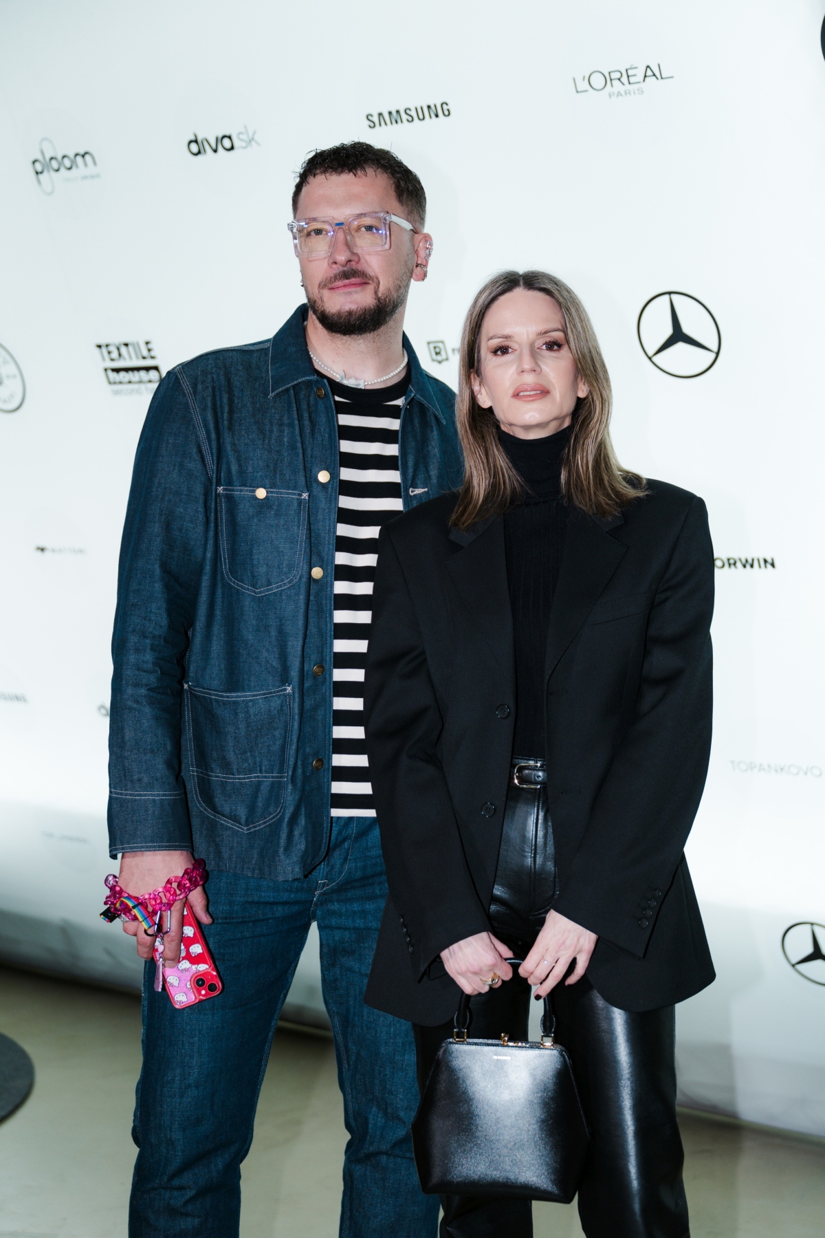 Štylistka Zuzana Kanisová s PR manažérom Rasťom Holubcom. 