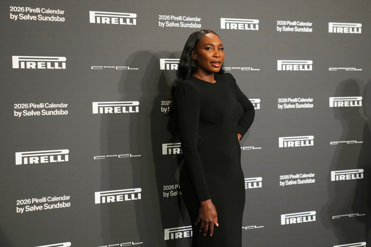 Bývalá americká tenisová profesionálka Venus Williams.