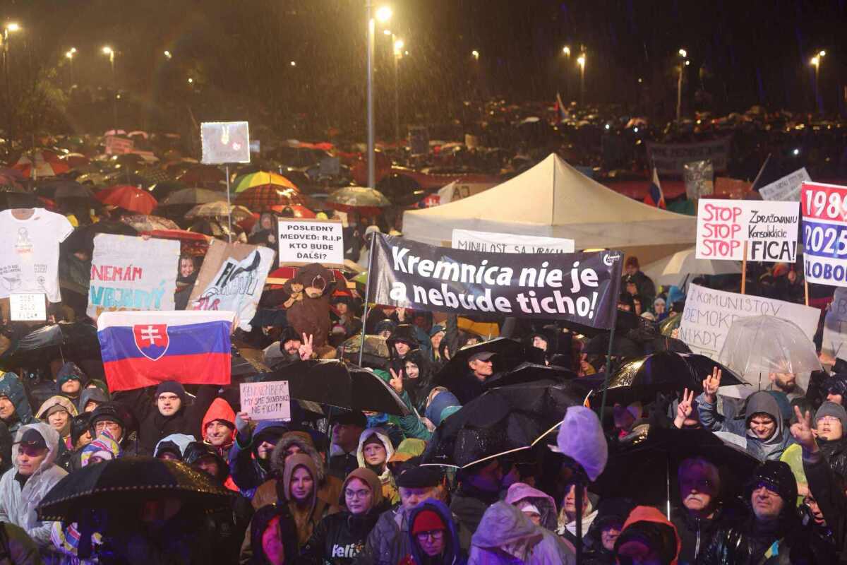 zhromaždenie protest BA