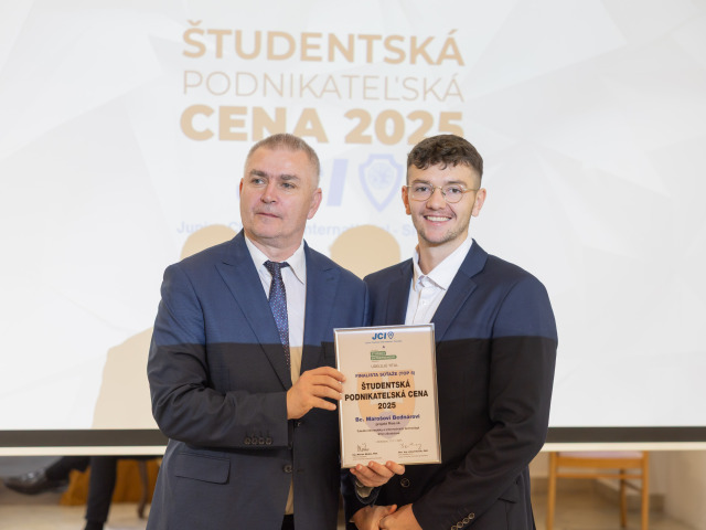 Študentská podnikateľská cena 2025, Maroš Bednár