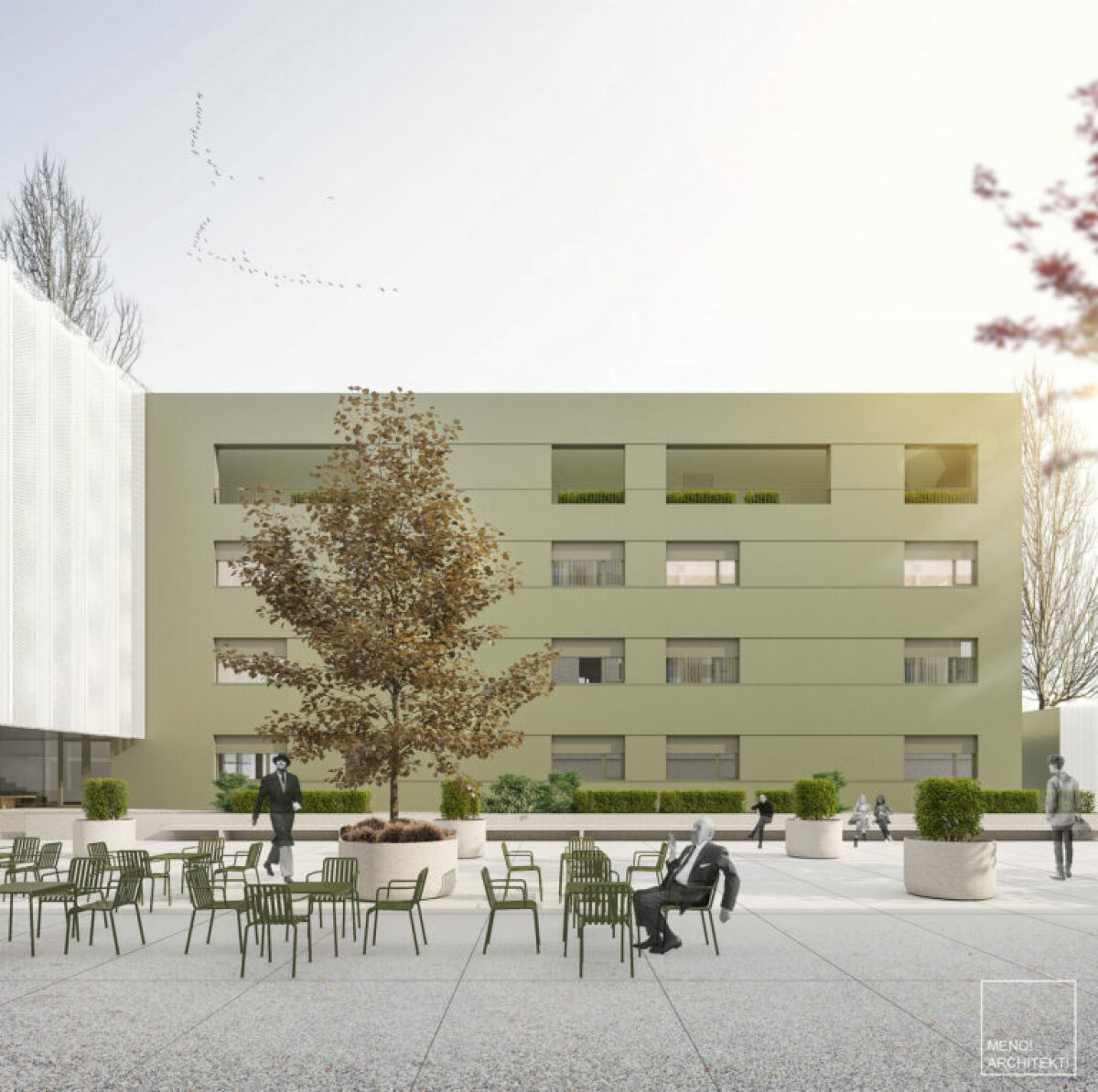 poliklinika-senec-vizualizacia Meno  Architekti 4