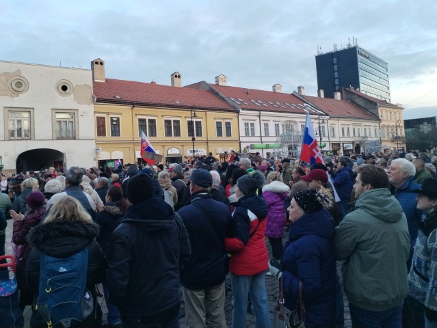 Košice protest progresivizmus