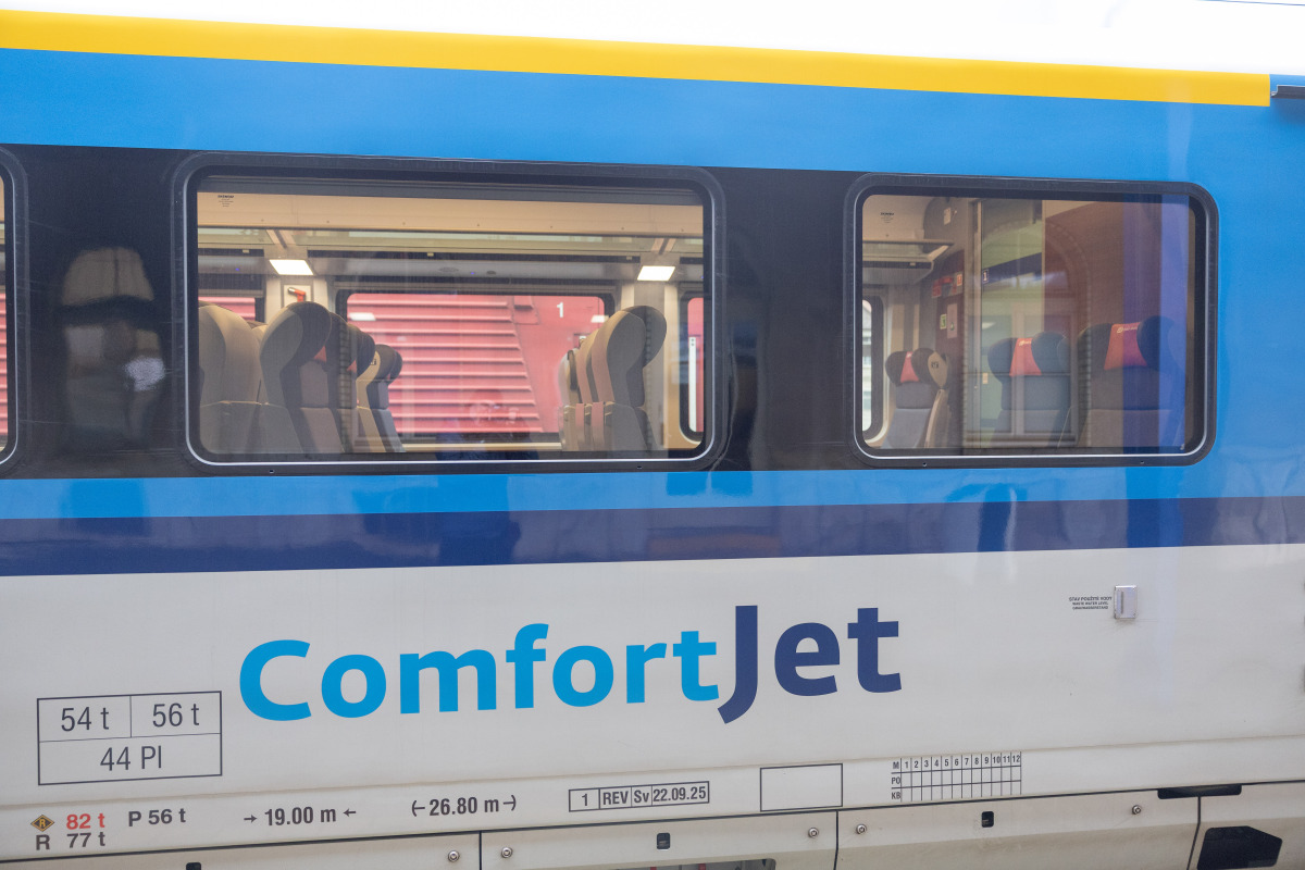 predstavenie noveho vlaku, comfort jet