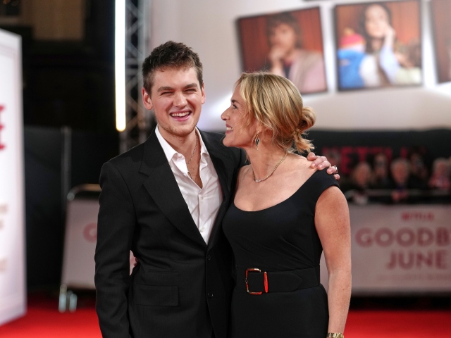 Kate Winslet a jej syn Joe Anders