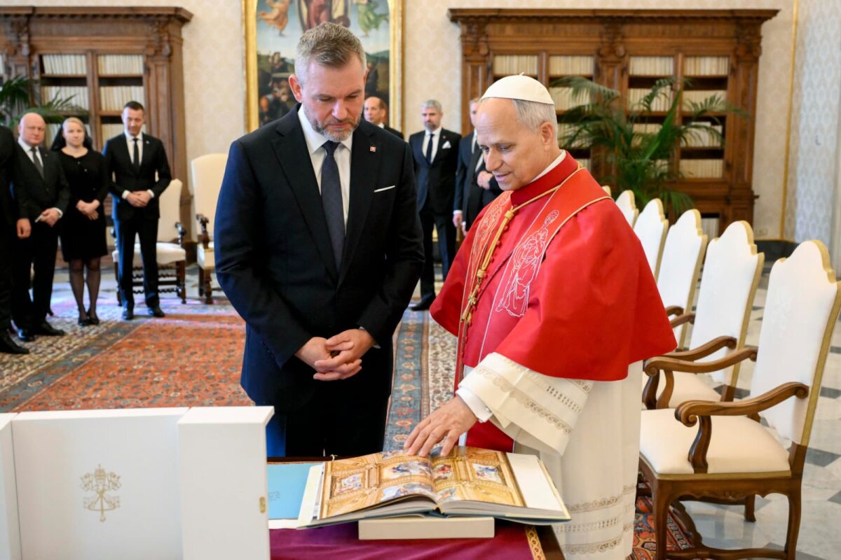 Pápež prijal prezidenta SR Petra Pellegriniho