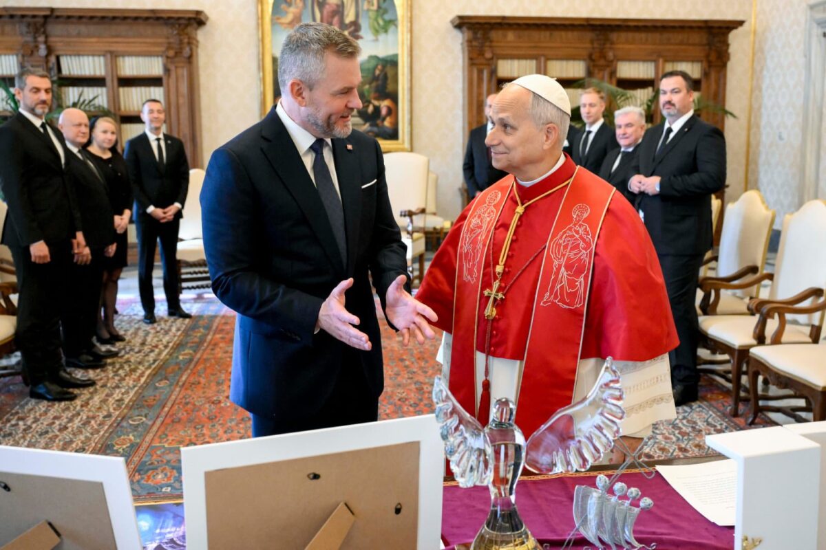 Pápež prijal prezidenta SR Petra Pellegriniho