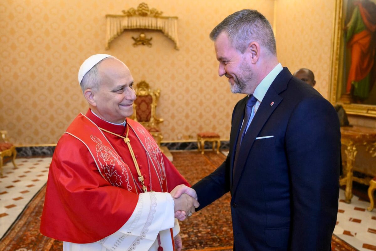 Pápež prijal prezidenta SR Petra Pellegriniho