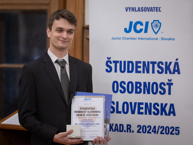 ocenenie studentska osobnost slovenska, Pavol Myšľan