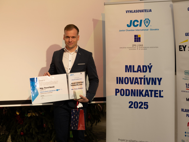 mladý inovatívny podnikateľ 2025, Pavol Banáš