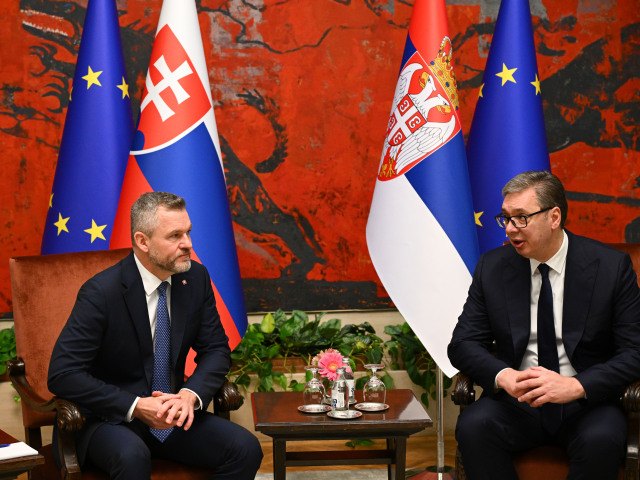 Srbsko SR Belehrad Pellegrini Vučič stretnutie diplomacia