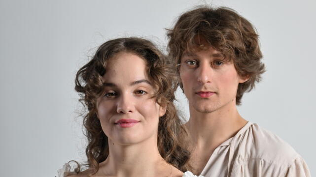 Hrdinovia rozprávky Čáry máry - princezná Anna (Chiara Mederová) a pekár Ondrej (Martin Klinčúch)