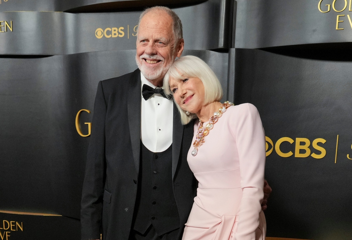 Režisér Taylor Hackford a jeho manželka Helen Mirren (v šatách Stella McCartney).