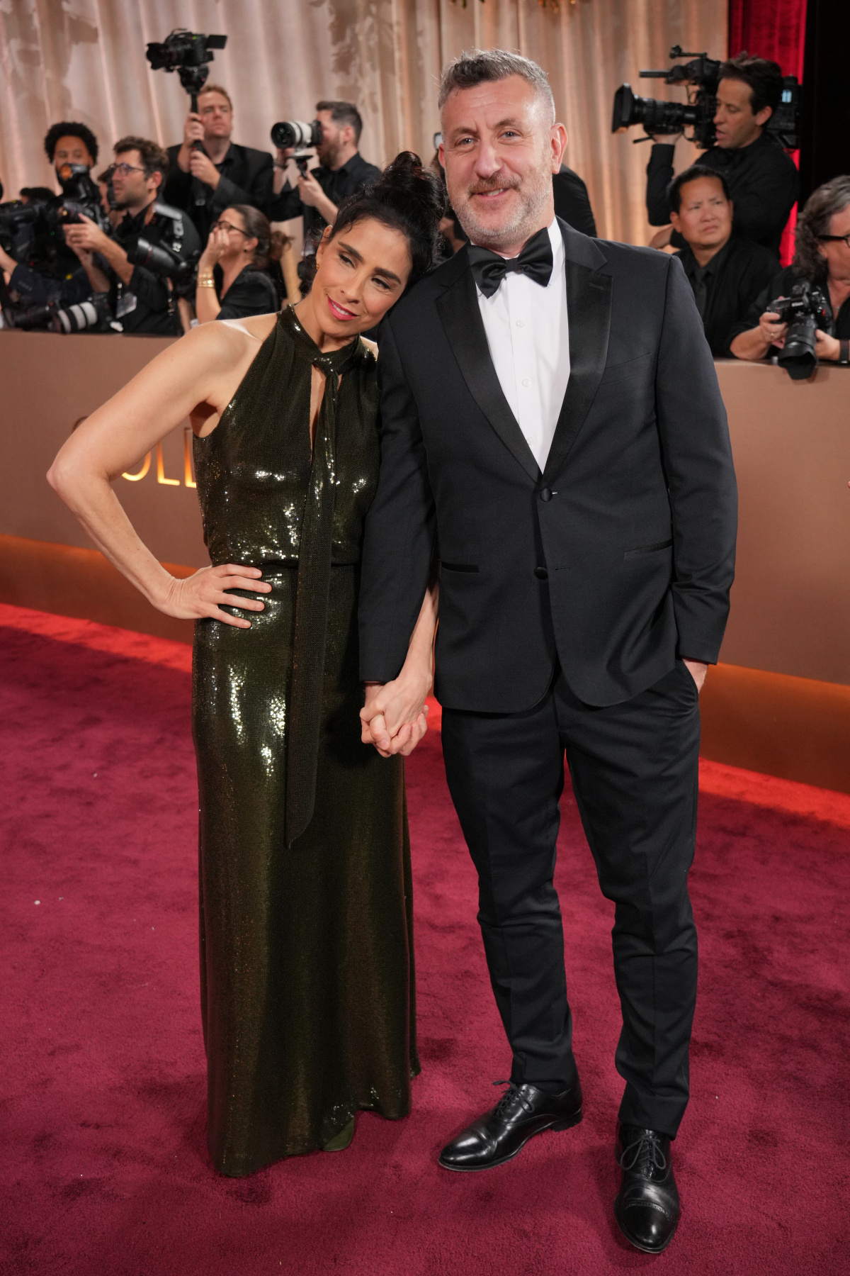 Herečka a komička Sarah Silverman a jej partner Rory Albanese.