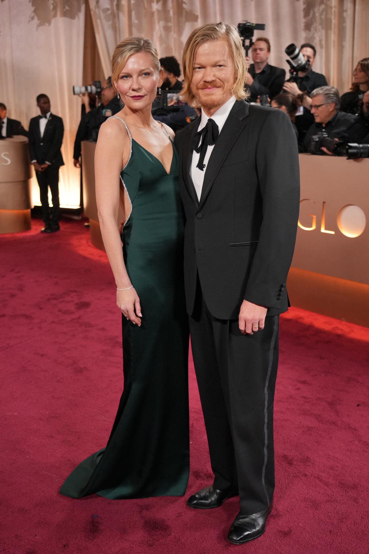 Herečka Kirsten Dunst a herec Jesse Plemons.