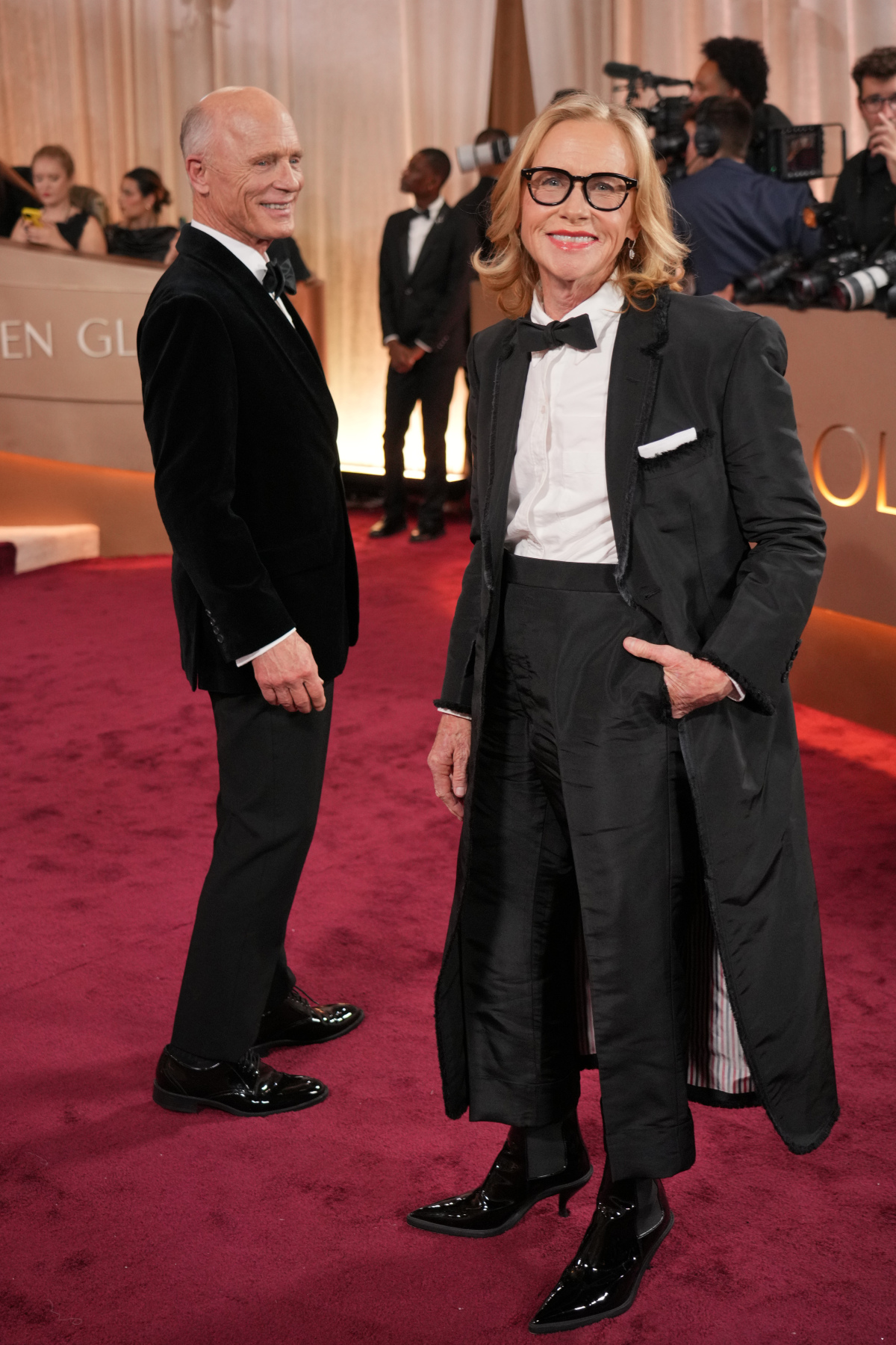 Herecký pár Ed Harris a Amy Madigan.